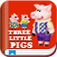 The Three Little Pigs and Big Bad Wolf – Interactive Bedtime Story Book for Kids & Fun Games Place